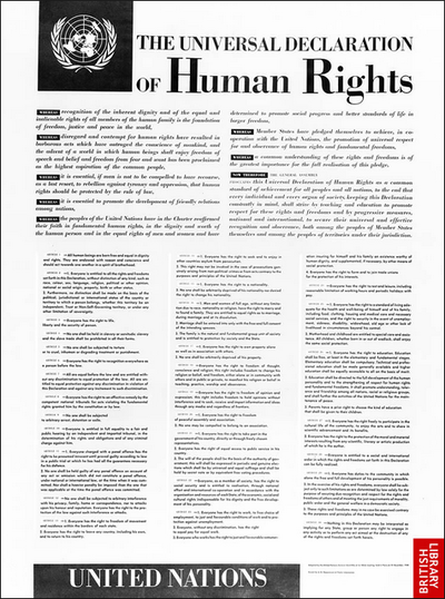 a thesis statement about human rights